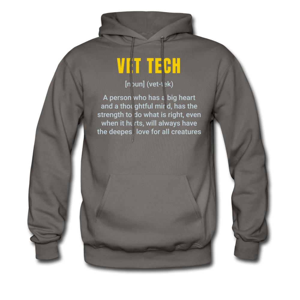 Vet Tech Definition Unisex Hoodie-Men's Hoodie | Hanes P170-I love Veterinary
