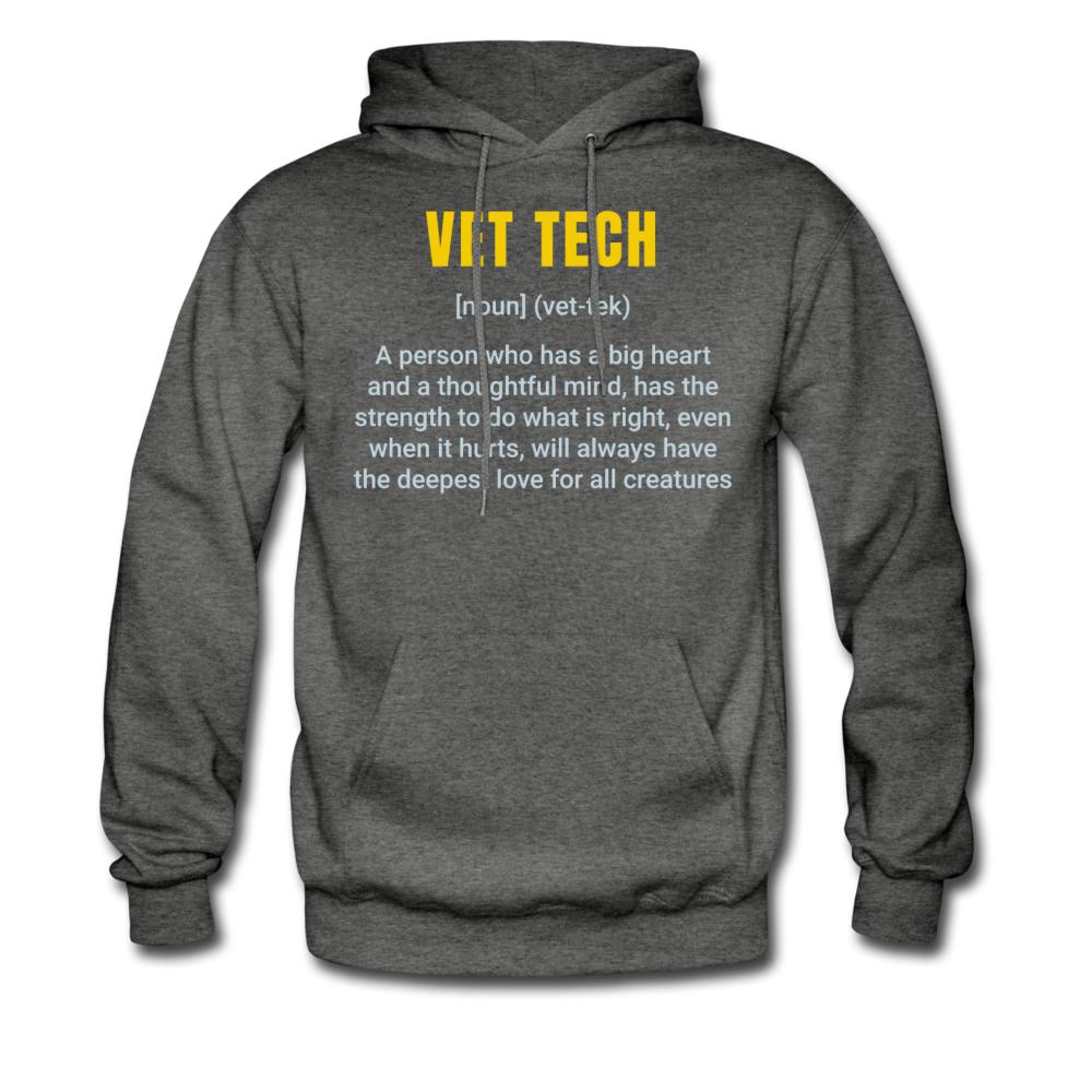 Vet Tech Definition Unisex Hoodie-Men's Hoodie | Hanes P170-I love Veterinary