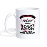 Vet Tech - heart bigger than bank account Coffee or Tea Mug-Coffee/Tea Mug | BestSub B101AA-I love Veterinary
