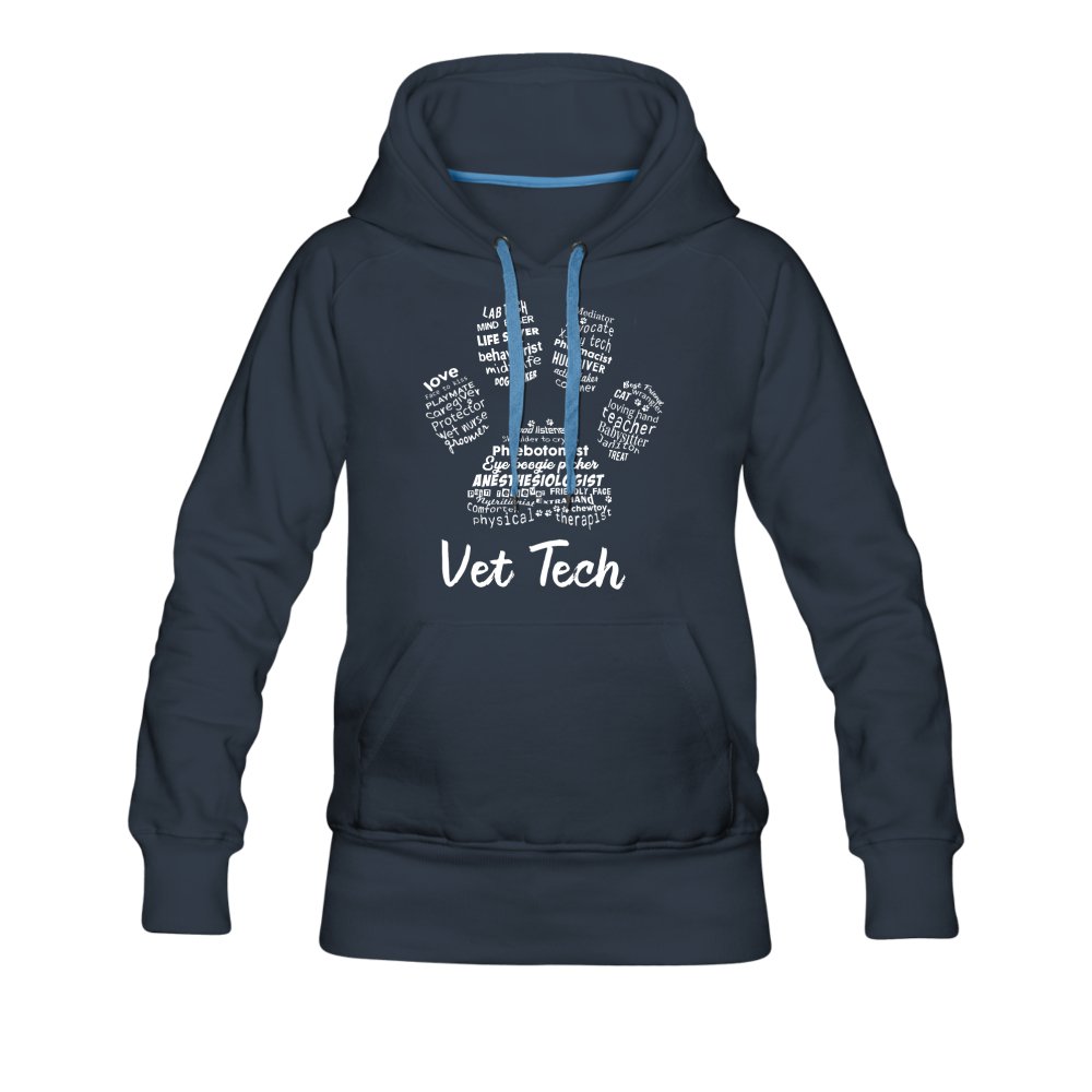 Vet Tech Hoodie Women’s Premium Hoodie-Women’s Premium Hoodie | Spreadshirt 444-I love Veterinary