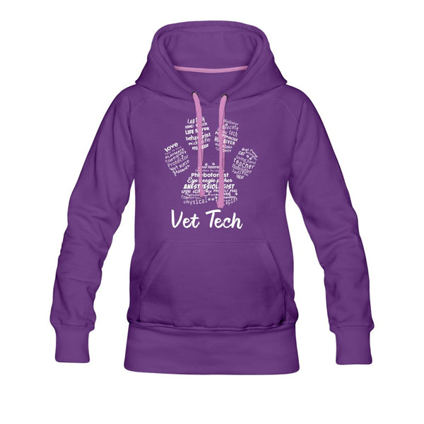 Vet Tech Hoodie Women’s Premium Hoodie-Women’s Premium Hoodie | Spreadshirt 444-I love Veterinary