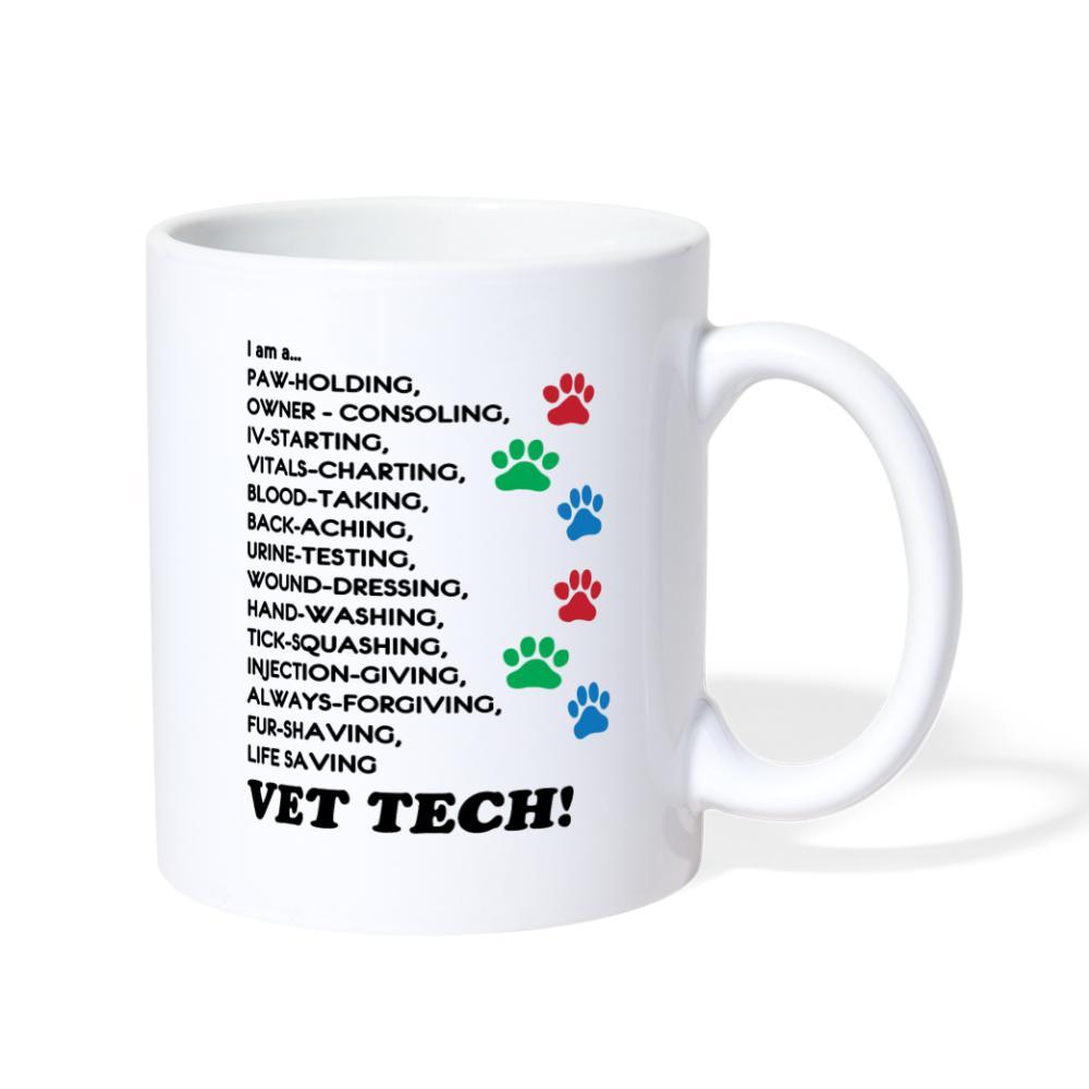 Vet Tech - I'm a... White Coffee or Tea Mug-Coffee/Tea Mug | BestSub B101AA-I love Veterinary