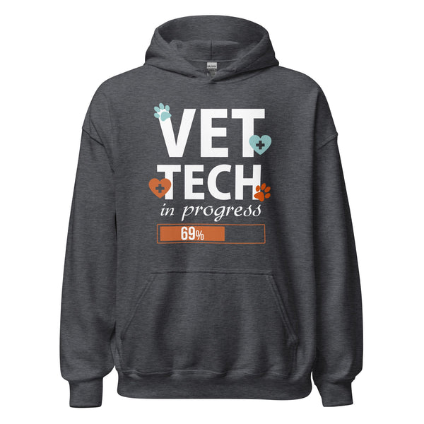 Vet Tech in progress Unisex Hoodie-Unisex Heavy Blend Hoodie | Gildan 18500-I love Veterinary