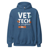 Vet Tech in progress Unisex Hoodie-Unisex Heavy Blend Hoodie | Gildan 18500-I love Veterinary