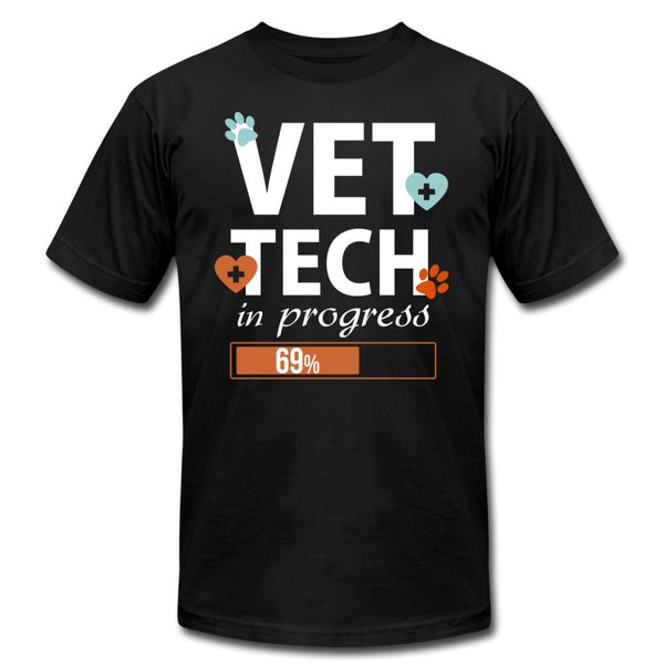 Vet Tech-In Progress Unisex Jersey T-Shirt by Bella + Canvas-Unisex Staple T-Shirt | Bella + Canvas 3001-I love Veterinary