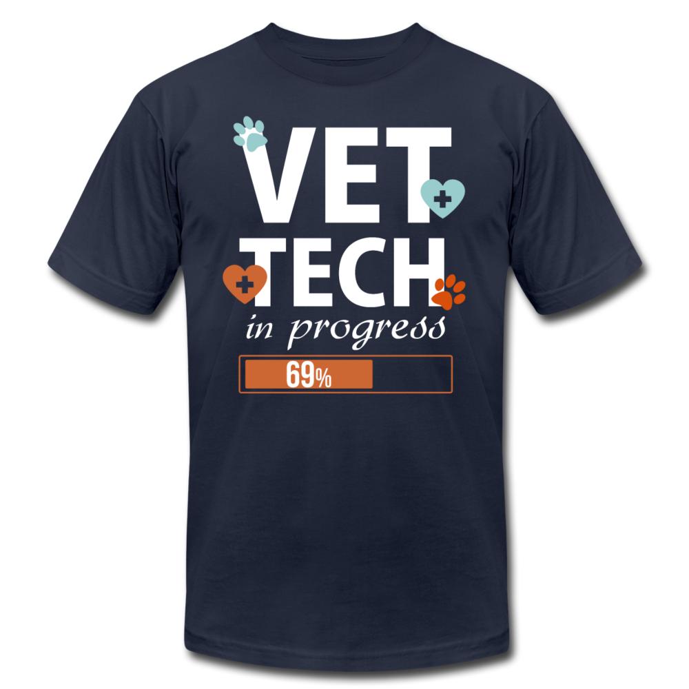 Vet Tech-In Progress Unisex Jersey T-Shirt by Bella + Canvas-Unisex T-Shirt | Bella + Canvas 3001-I love Veterinary