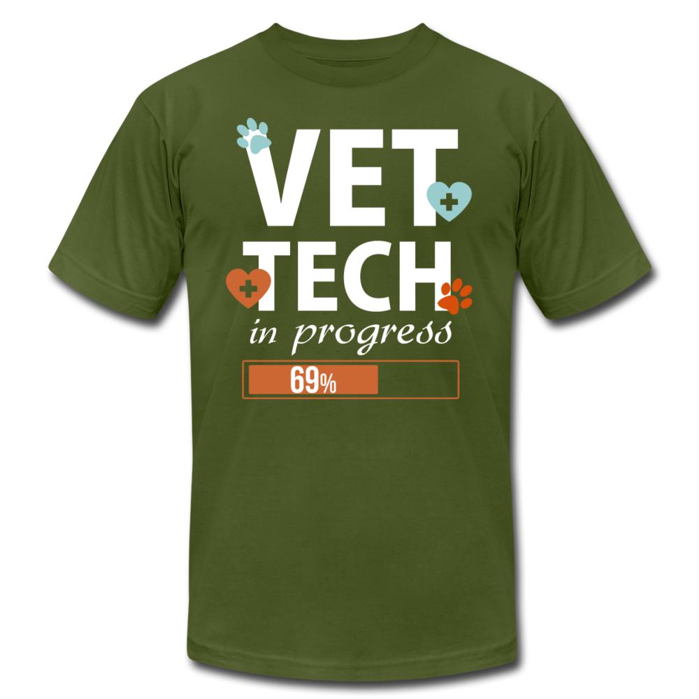 Vet Tech-In Progress Unisex Jersey T-Shirt by Bella + Canvas-Unisex T-Shirt | Bella + Canvas 3001-I love Veterinary