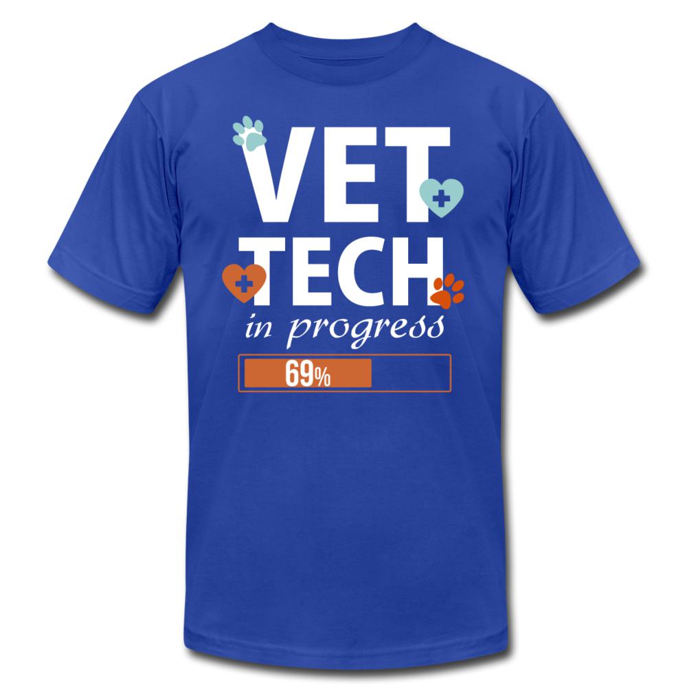 Vet Tech-In Progress Unisex Jersey T-Shirt by Bella + Canvas-Unisex T-Shirt | Bella + Canvas 3001-I love Veterinary