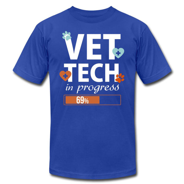 Vet Tech-In Progress Unisex Jersey T-Shirt by Bella + Canvas-Unisex Staple T-Shirt | Bella + Canvas 3001-I love Veterinary