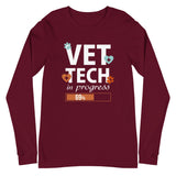 Vet Tech in progress Unisex Premium Long Sleeve T-Shirt-Unisex Long Sleeve Shirt | Bella + Canvas 3501-I love Veterinary