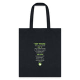 Vet Tech - Know how to handle it Cotton Tote Bag-Tote Bag | Q-Tees Q800-I love Veterinary