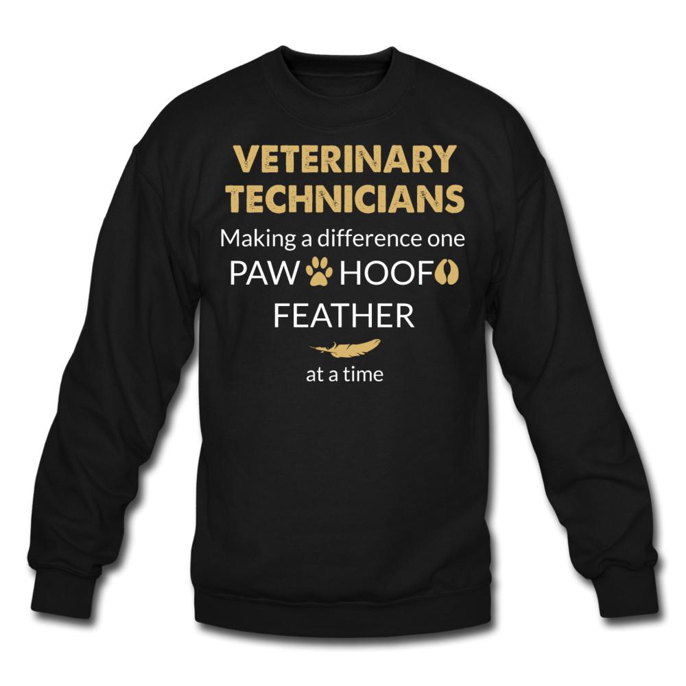Vet Tech- Making a Difference Crewneck Sweatshirt-Unisex Crewneck Sweatshirt | Gildan 18000-I love Veterinary