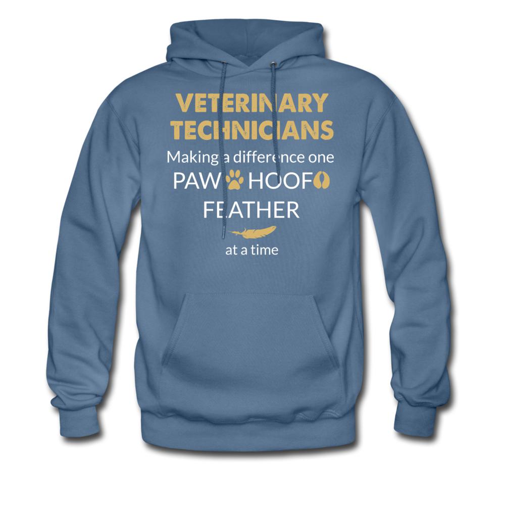 Vet Tech Making a Difference Unisex Hoodie-Men's Hoodie | Hanes P170-I love Veterinary