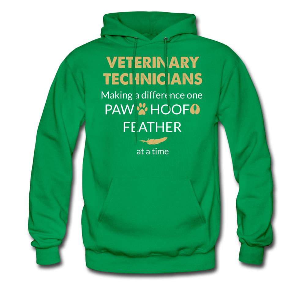 Vet Tech Making a Difference Unisex Hoodie-Men's Hoodie | Hanes P170-I love Veterinary