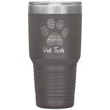Vet Tech- Paw Print 30oz / TL variant-Tumblers-I love Veterinary
