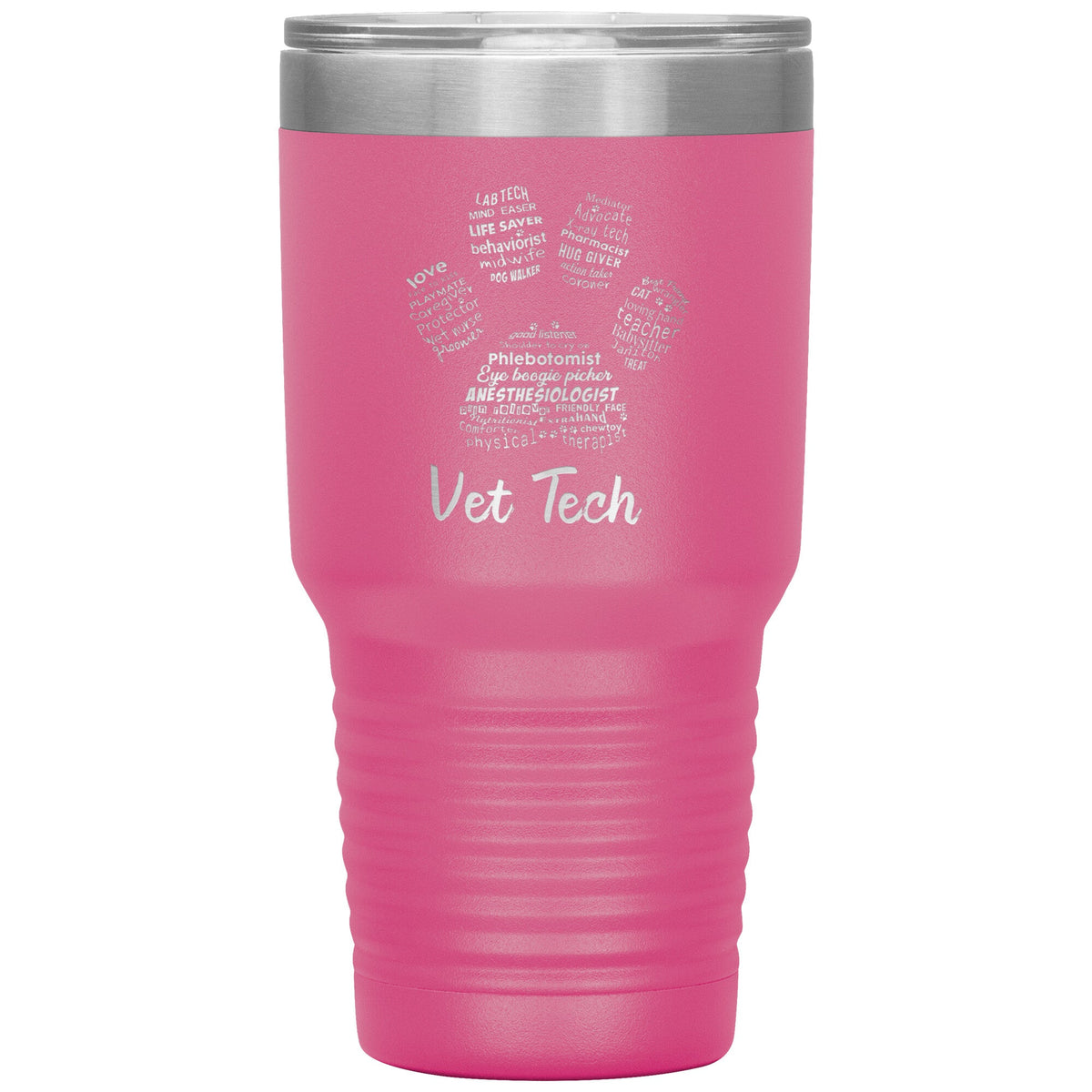 Vet Tech- Paw Print 30oz / TL variant-Tumblers-I love Veterinary