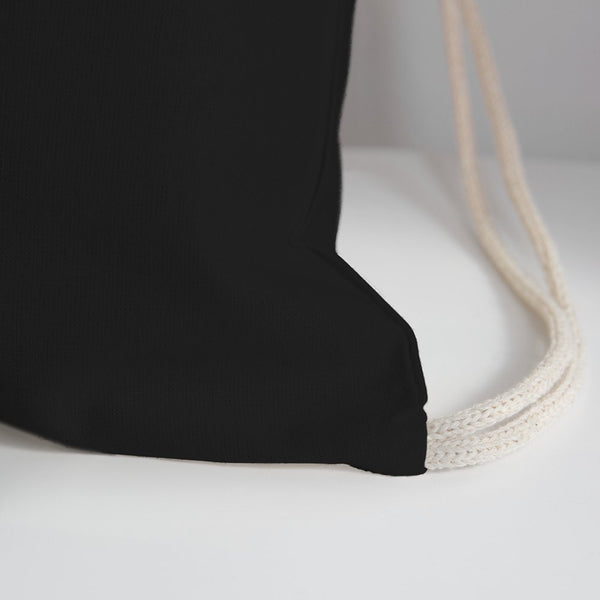Vet Tech - Paw Print Cotton Drawstring Bag-Cotton Drawstring Bag | Q-Tees Q4500-I love Veterinary