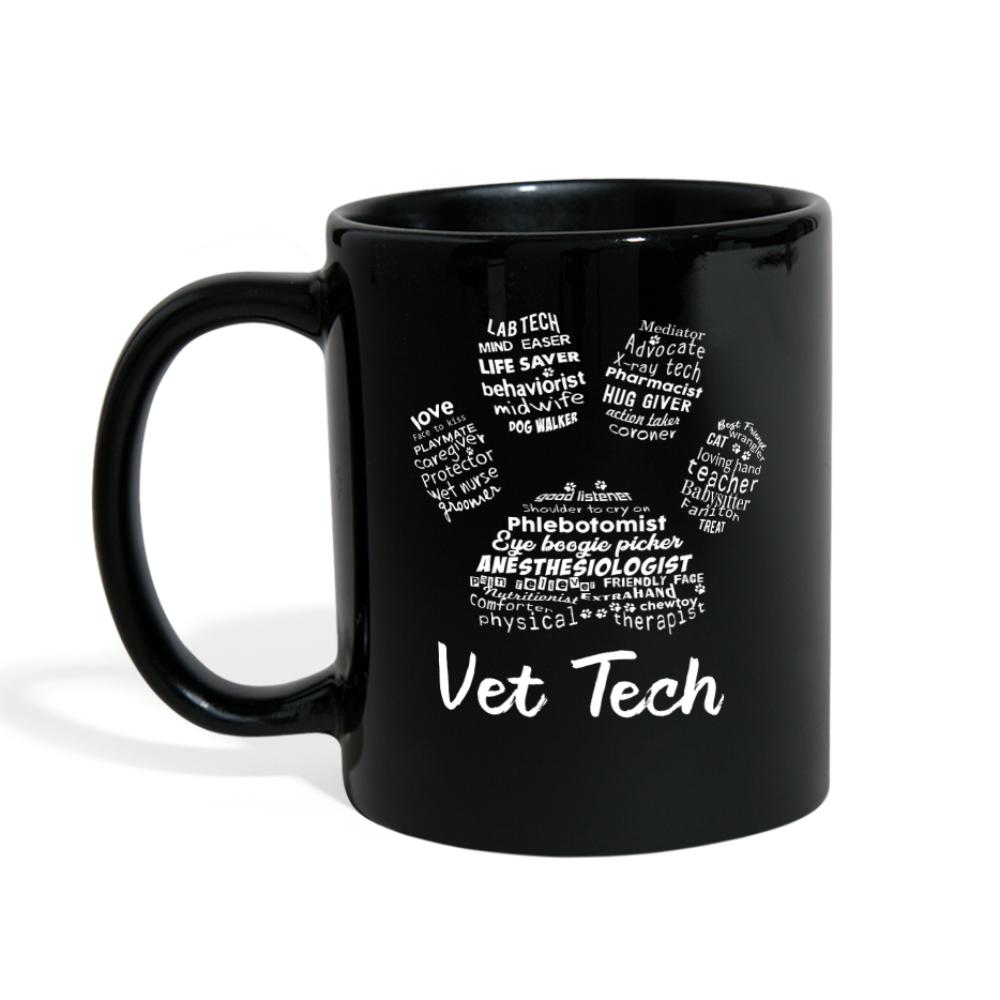 Vet Tech Paw print Full Color Mug-Full Color Mug | BestSub B11Q-I love Veterinary