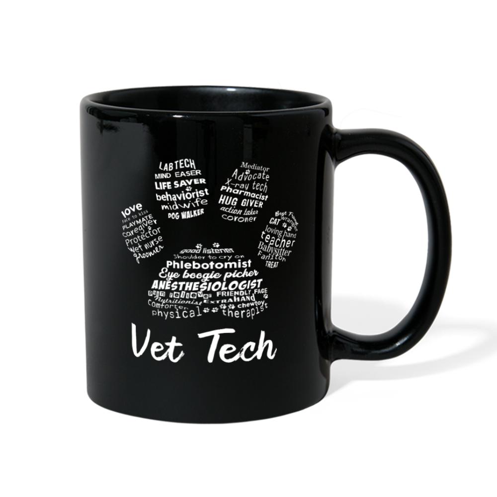 Vet Tech Paw print Full Color Mug-Full Color Mug | BestSub B11Q-I love Veterinary