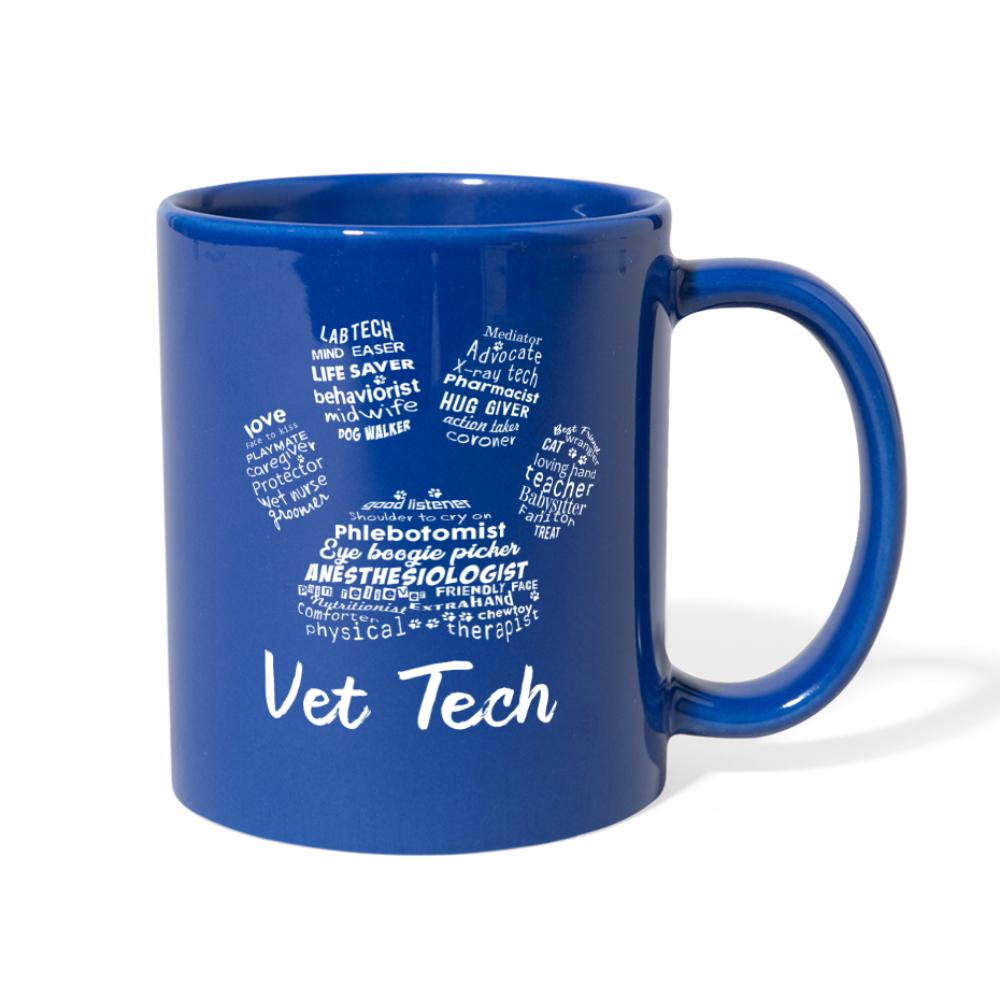 Vet Tech Paw print Full Color Mug-Full Color Mug | BestSub B11Q-I love Veterinary