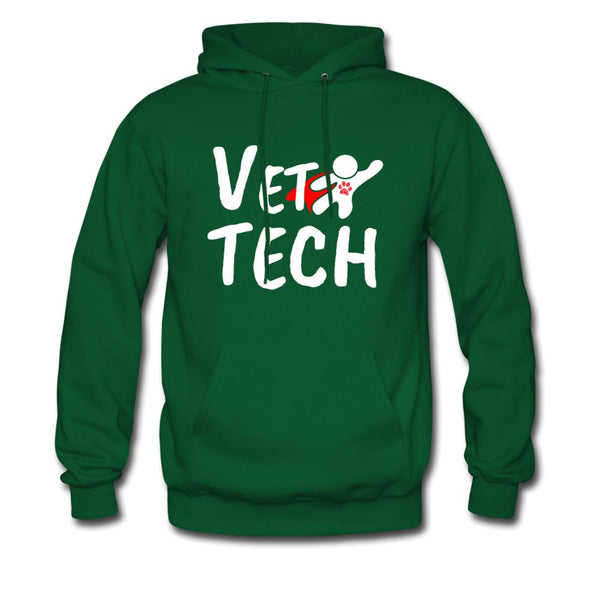 Vet Tech - Super Vet Tech Men's Hoodie-Men's Hoodie | Hanes P170-I love Veterinary