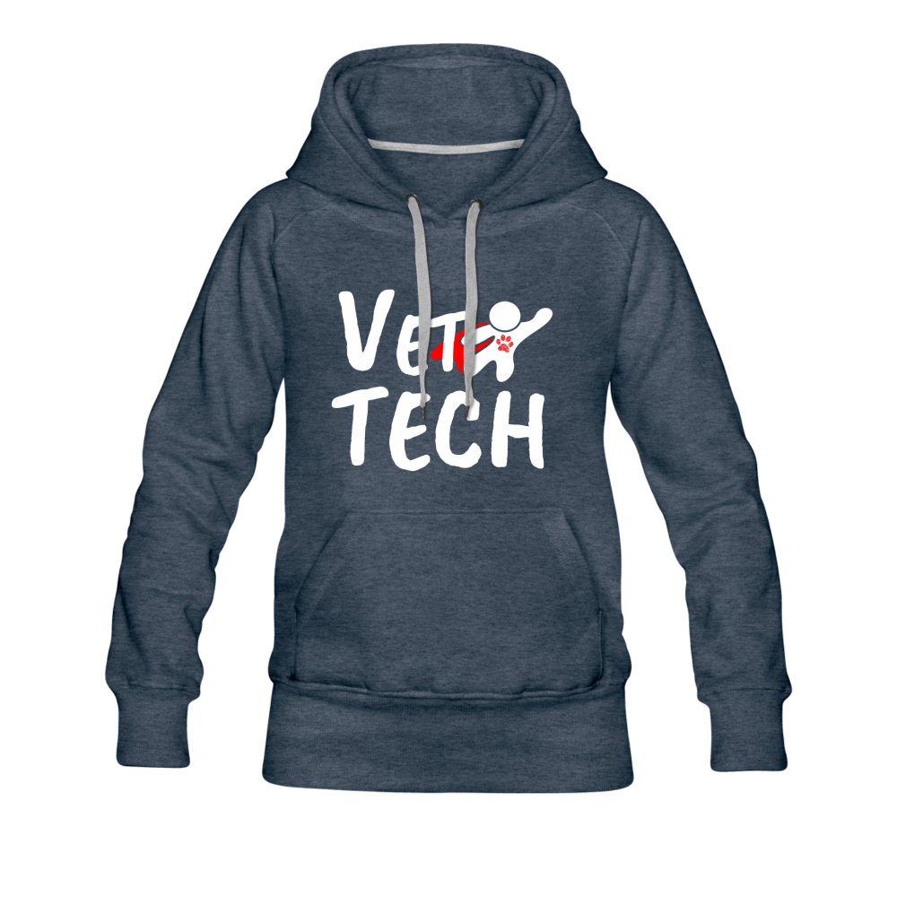 Vet Tech - Super Vet Tech Women’s Premium Hoodie-Women’s Premium Hoodie | Spreadshirt 444-I love Veterinary
