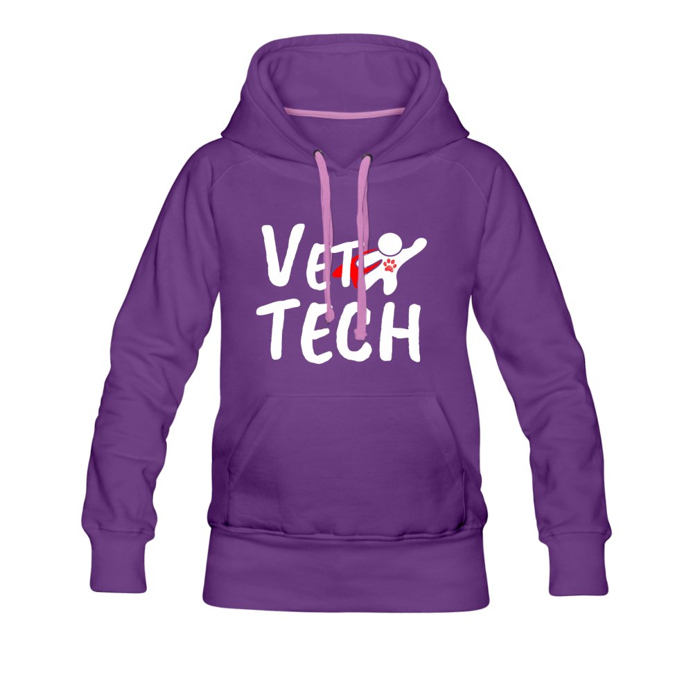 Vet Tech - Super Vet Tech Women’s Premium Hoodie-Women’s Premium Hoodie | Spreadshirt 444-I love Veterinary
