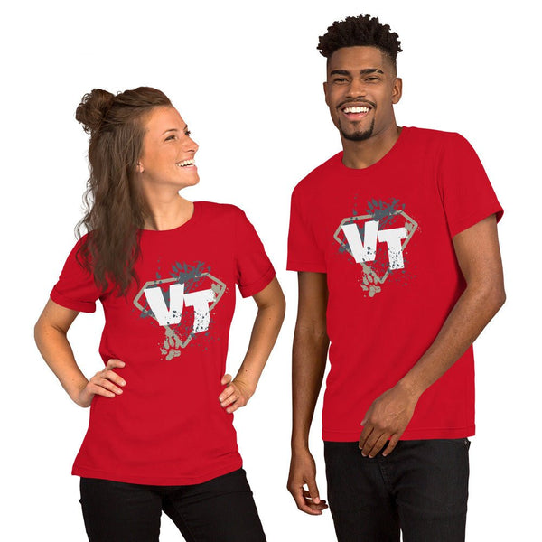 Vet tech superhero Unisex T-shirt Bella + Canvas 3001-Unisex Staple T-Shirt | Bella + Canvas 3001-I love Veterinary