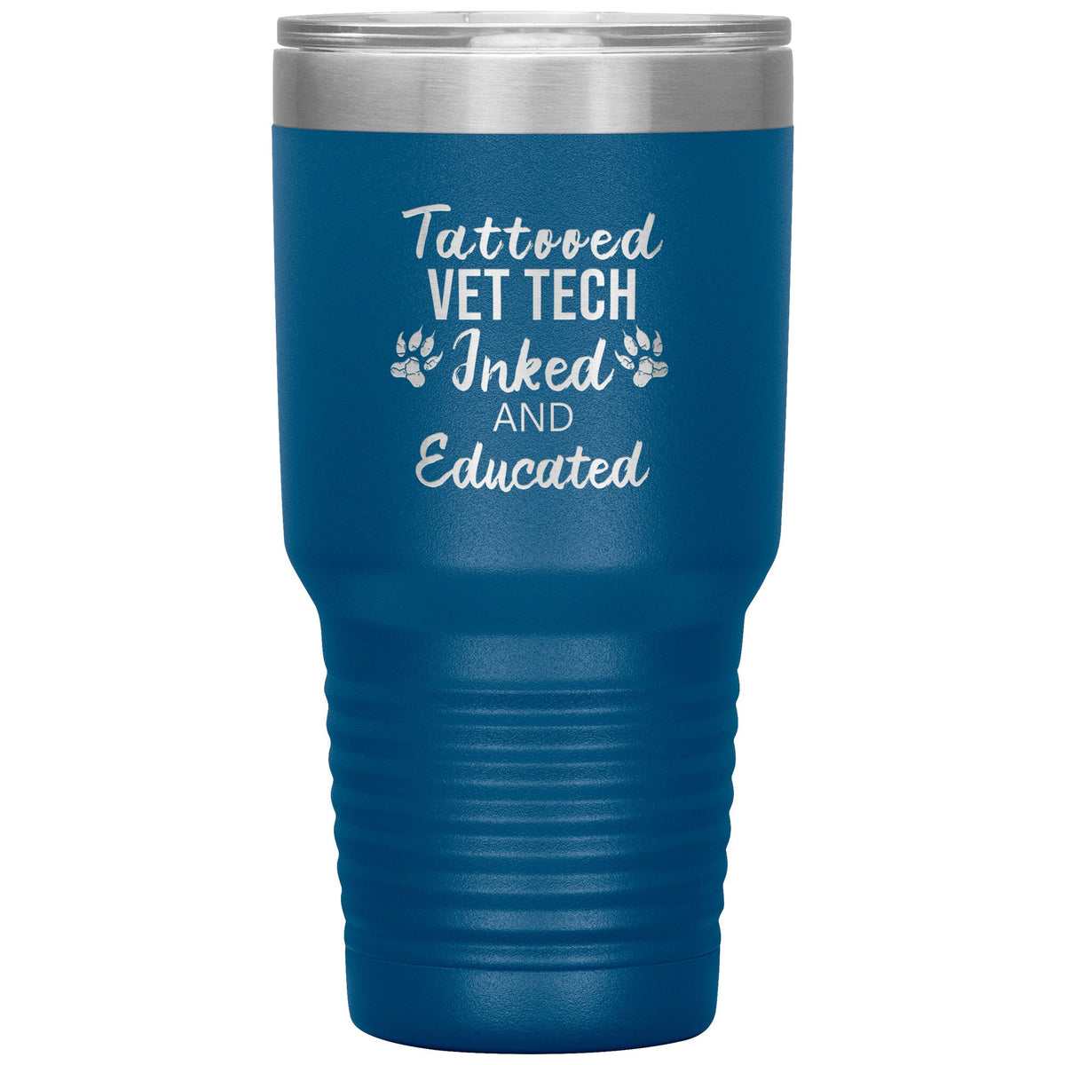 Vet Tech- Tattooed, Inked and Educated-Tumblers-I love Veterinary