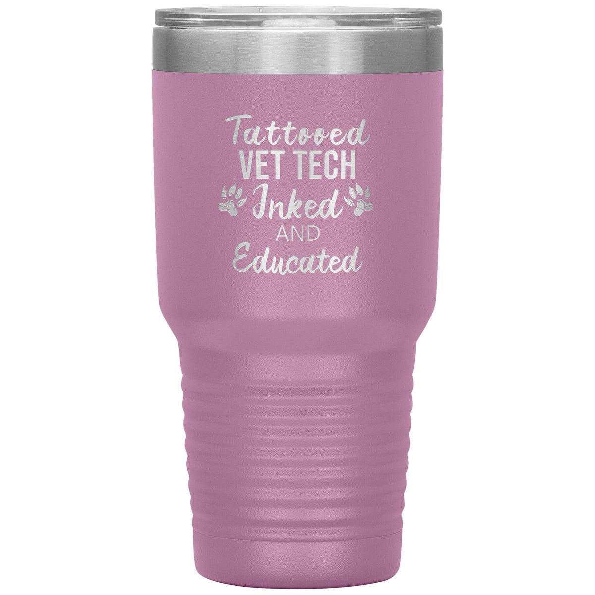 Vet Tech- Tattooed, Inked and Educated-Tumblers-I love Veterinary