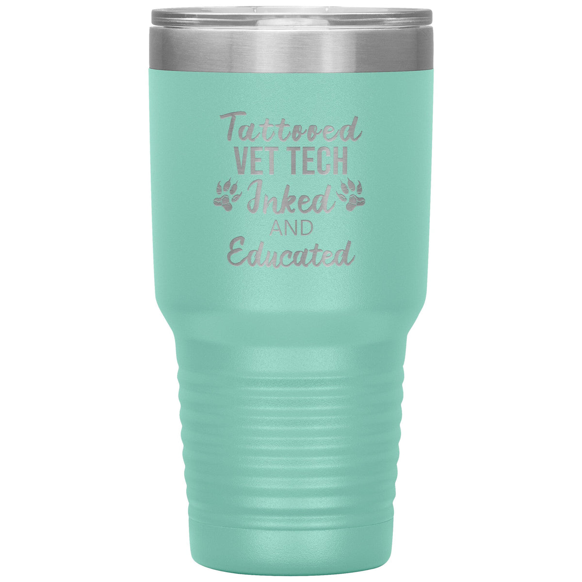 Vet Tech- Tattooed, Inked and Educated-Tumblers-I love Veterinary