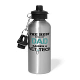 Vet Tech - The best kind of Dad raises a Vet Tech 20oz Water Bottle-Water Bottle | BestSub BLH1-2-I love Veterinary