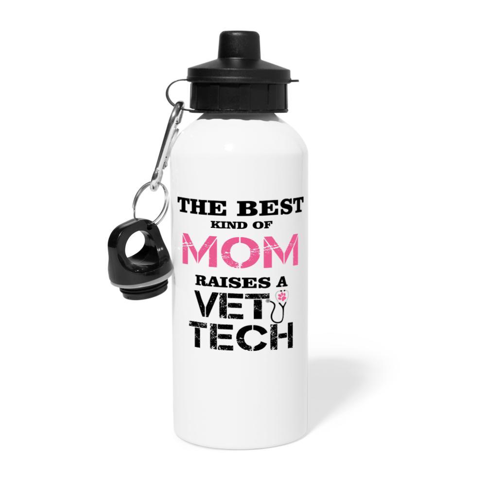 Vet Tech - The best kind of Mom raises a Vet Tech 20oz Water Bottle-Water Bottle | BestSub BLH1-2-I love Veterinary