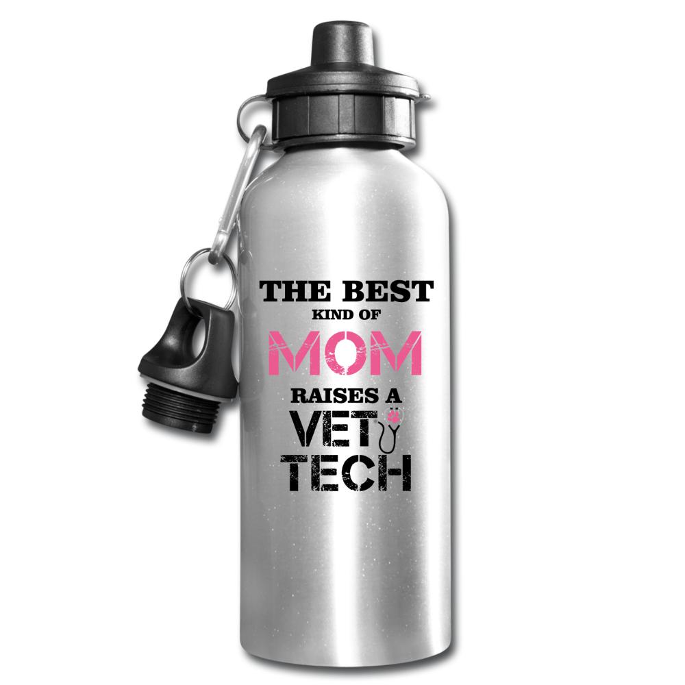 Vet Tech - The best kind of Mom raises a Vet Tech 20oz Water Bottle-Water Bottle | BestSub BLH1-2-I love Veterinary