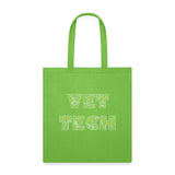 Vet Tech Typography Tote Bag-Tote Bag | Q-Tees Q800-I love Veterinary