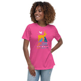 Vet Techs were created because animals need heroes too Women's Relaxed T-Shirt-Women's Relaxed T-shirt | Bella + Canvas 6400-I love Veterinary