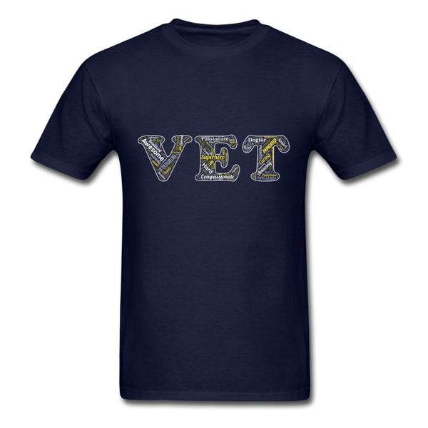 Vet Typography Unisex T-Shirt-Unisex Classic T-Shirt | Fruit of the Loom 3930-I love Veterinary