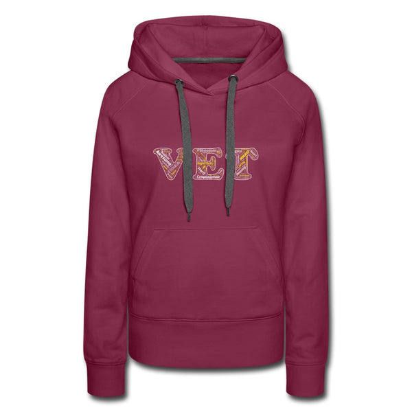 Vet Typography Women’s Premium Hoodie-Women’s Premium Hoodie | Spreadshirt 444-I love Veterinary