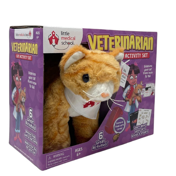Veterinarian Activity Set - Cat- STEM Inspired Play Set Toy for Kids-I love Veterinary