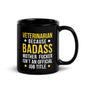 Veterinarian Badass is not official job Title Black Glossy Mug-Black Glossy Mug-I love Veterinary