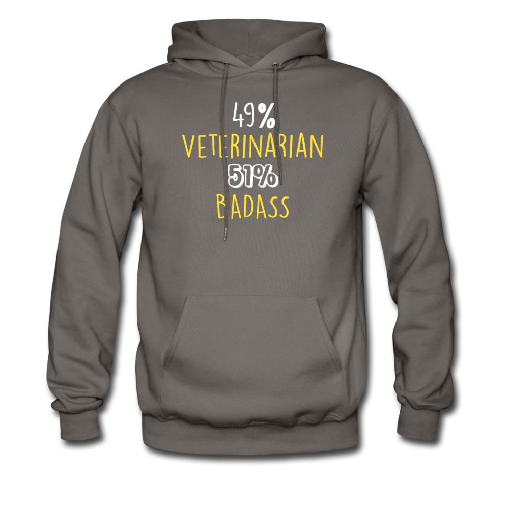 Veterinarian Badass Unisex Hoodie-Men's Hoodie | Hanes P170-I love Veterinary