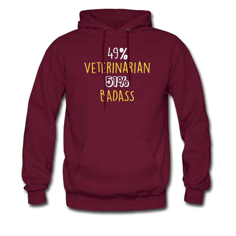 Veterinarian Badass Unisex Hoodie-Men's Hoodie | Hanes P170-I love Veterinary