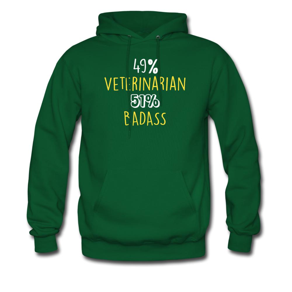 Veterinarian Badass Unisex Hoodie-Men's Hoodie | Hanes P170-I love Veterinary