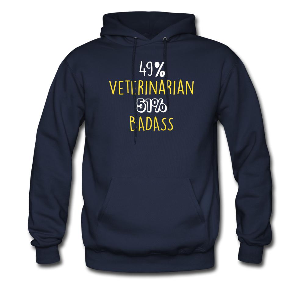 Veterinarian Badass Unisex Hoodie-Men's Hoodie | Hanes P170-I love Veterinary