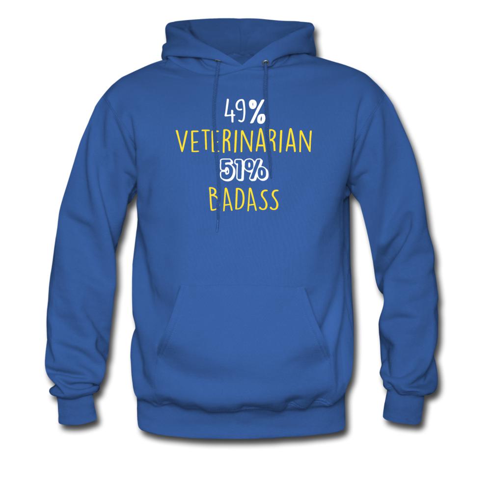 Veterinarian Badass Unisex Hoodie-Men's Hoodie | Hanes P170-I love Veterinary