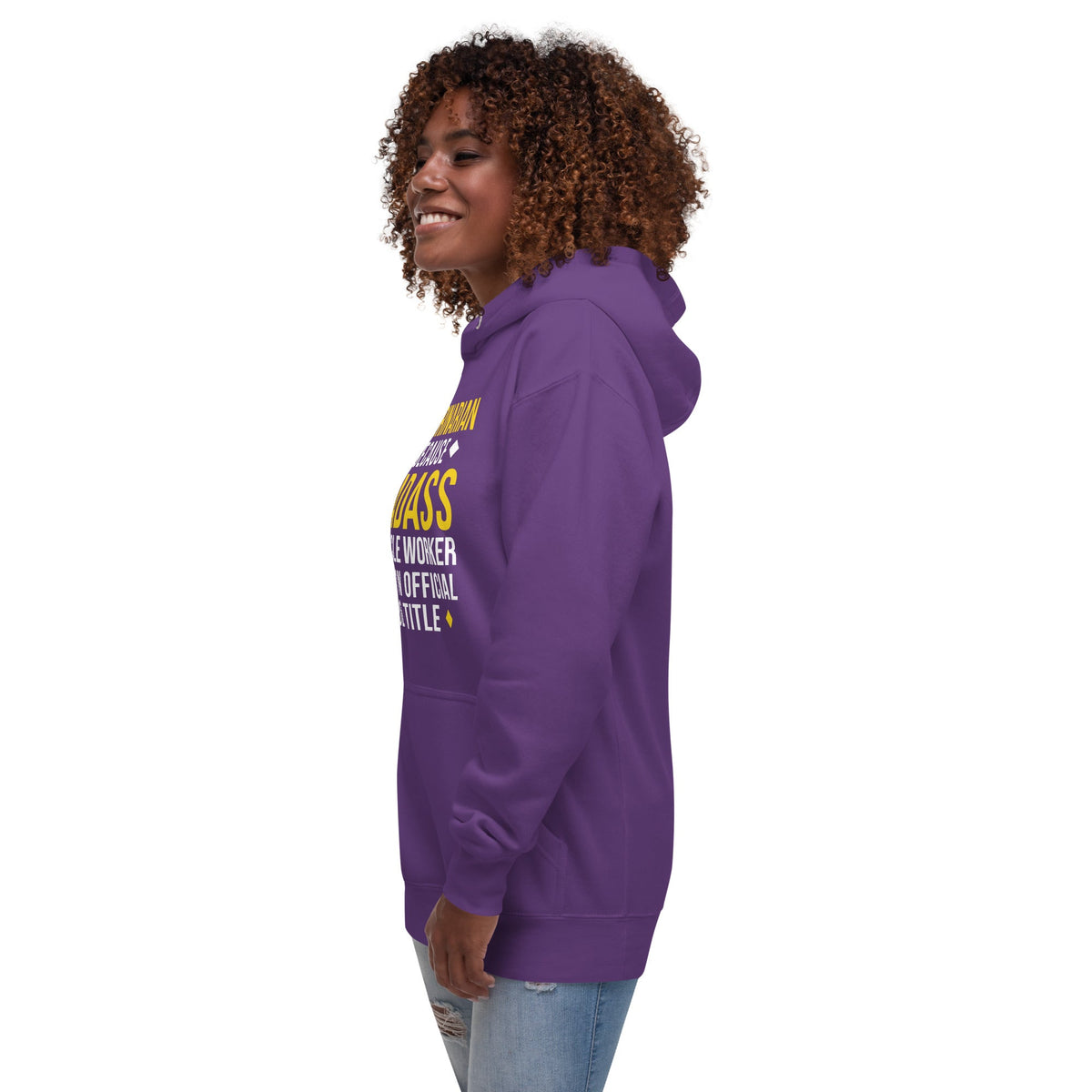 Veterinarian because BADASS MIRACLE WORKER isn't an official job title Unisex Premium Hoodie-Premium Unisex Hoodie-I love Veterinary