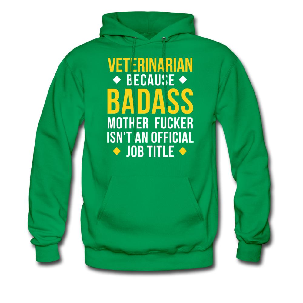 Veterinarian because badass mother fucker isn't an official job title Unisex Hoodie-Men's Hoodie | Hanes P170-I love Veterinary