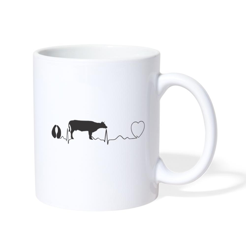 Veterinarian - Cow pulse White Coffee or Tea Mug-Coffee/Tea Mug | BestSub B101AA-I love Veterinary