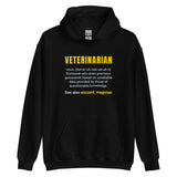Veterinarian Definition Unisex Hoodie-Unisex Heavy Blend Hoodie | Gildan 18500-I love Veterinary