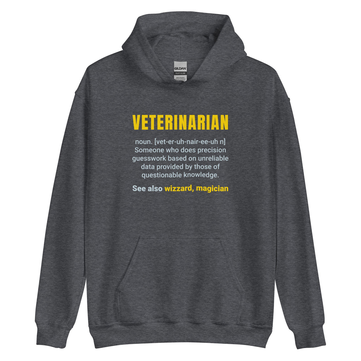 Veterinarian Definition Unisex Hoodie-Unisex Hoodie | Gildan 18500-I love Veterinary